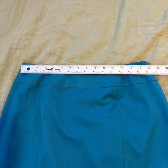 Lafayette 148 Skirt women’s Size 10 Blue Knee Length Pencil Career‎ - Picture 8 of 9